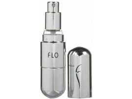 NEW Flo Refillable Fragrance Atomiser Travel Perfume Bottle SILVER 5ml 0.17oz